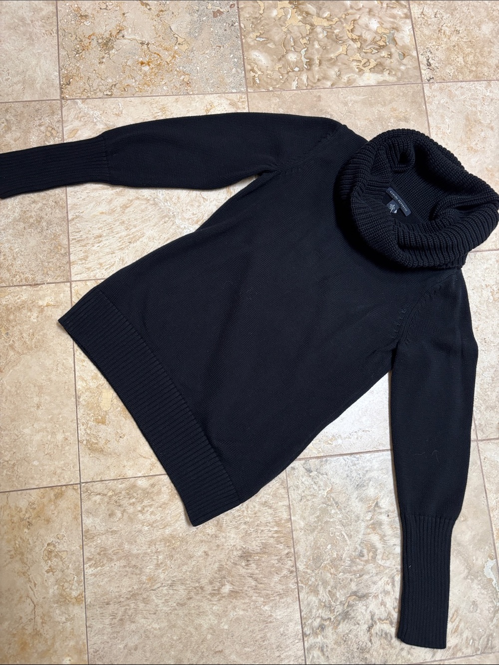Banana Republic Black Cowl Neck Sweater Small